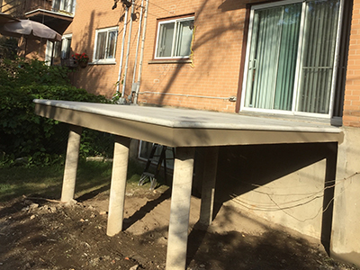 travail en beton